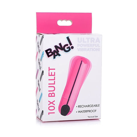 Bang! 10X Vibrating Metallic Bullet - Bullet Vibrators
