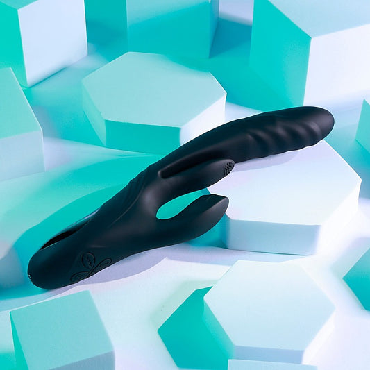 Playboy Pleasure Rapid Rabbit Silicone Vibrator - Rabbit Vibrators