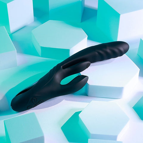 Playboy Pleasure Rapid Rabbit Silicone Vibrator - Rabbit Vibrators