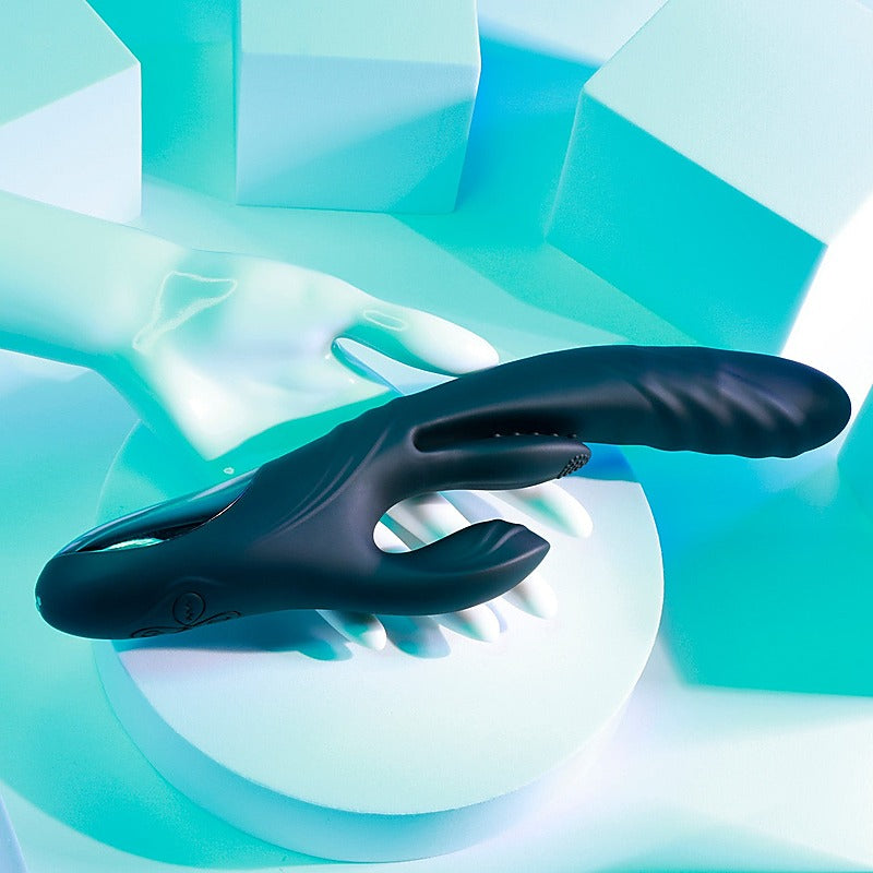 Playboy Pleasure Rapid Rabbit Silicone Vibrator - Rabbit Vibrators