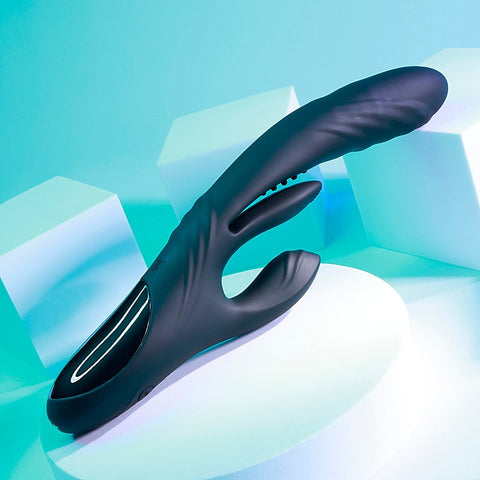 Playboy Pleasure Rapid Rabbit Silicone Vibrator - Rabbit Vibrators