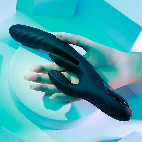 Playboy Pleasure Rapid Rabbit Silicone Vibrator - Rabbit Vibrators