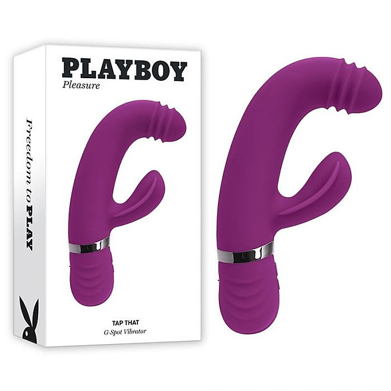 Playboy Pleasure TAP THAT Rabbit Vibrator - Rabbit Vibrators