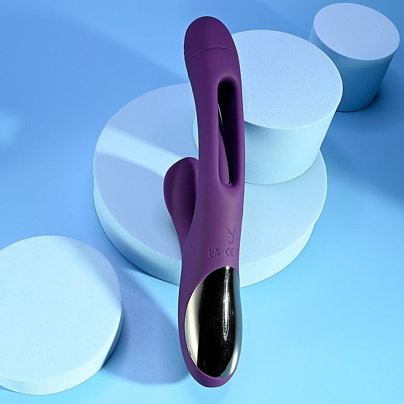 Playboy Pleasure The Thrill 7 Functions Rabbit Massager - Rabbit Vibrators