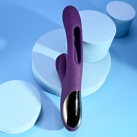 Playboy Pleasure The Thrill 7 Functions Rabbit Massager - Rabbit Vibrators