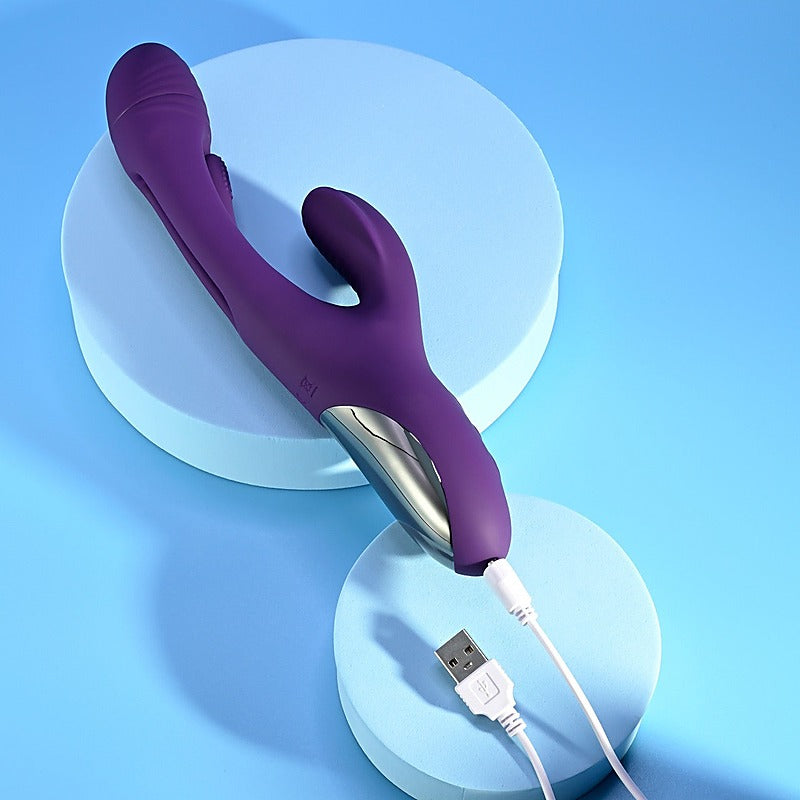 Playboy Pleasure The Thrill 7 Functions Rabbit Massager - Rabbit Vibrators