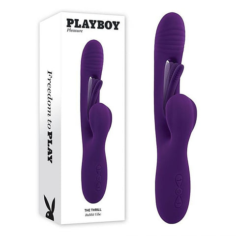 Playboy Pleasure The Thrill 7 Functions Rabbit Massager - Rabbit Vibrators