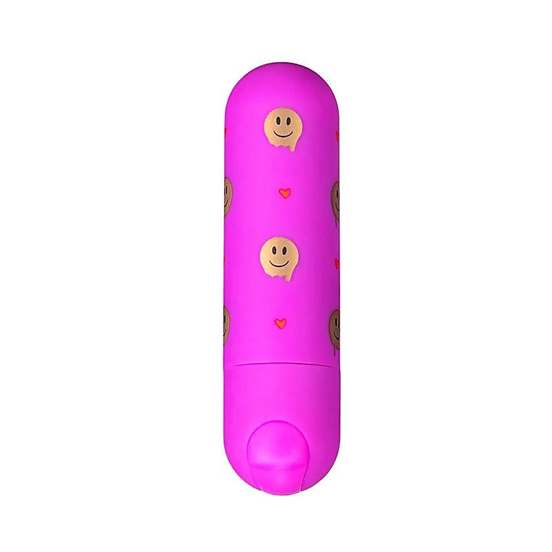 Maia Toys Giggly Emoji - Unleash Blissful Satisfaction with 10 Vibrating Patterns - Bullet Vibrators