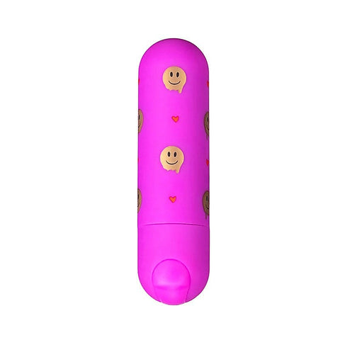 Maia Toys Giggly Emoji - Unleash Blissful Satisfaction with 10 Vibrating Patterns - Bullet Vibrators