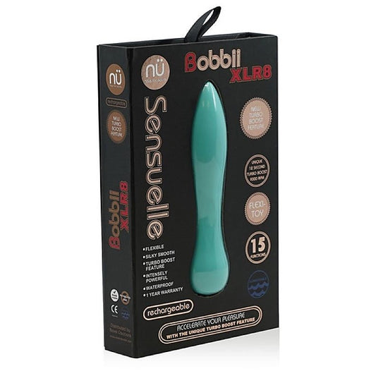 Nu Sensuelle Bobbii Xlr8 - Turbo Boost Vibrator for Intense Pleasure - Personal Massagers