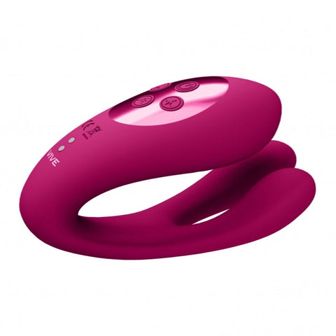 Yoko - Triple Action Vibrator Dual Prongs with Clitoral Wave - Clit Ticklers and Pulsators