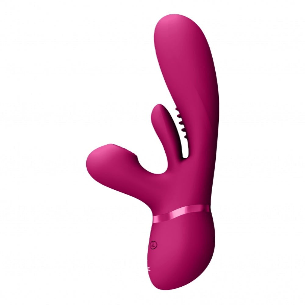 Kura - Thrusting G-Spot Vibrator with Flapping Tongue - Rabbit Vibrators