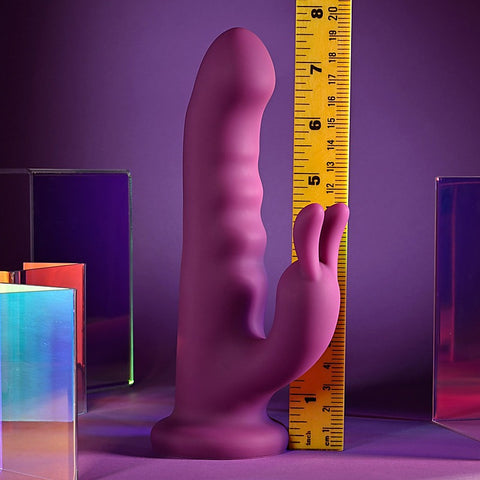 Playboy Pleasure Fluffle G-Spot Rabbit Vibrator By Evolved - Rabbit Vibrators