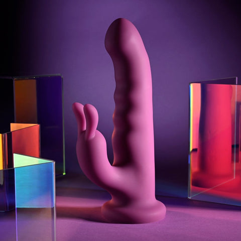 Playboy Pleasure FLUFFLE G-Spot Rabbit Vibrator - Rabbit Vibrators