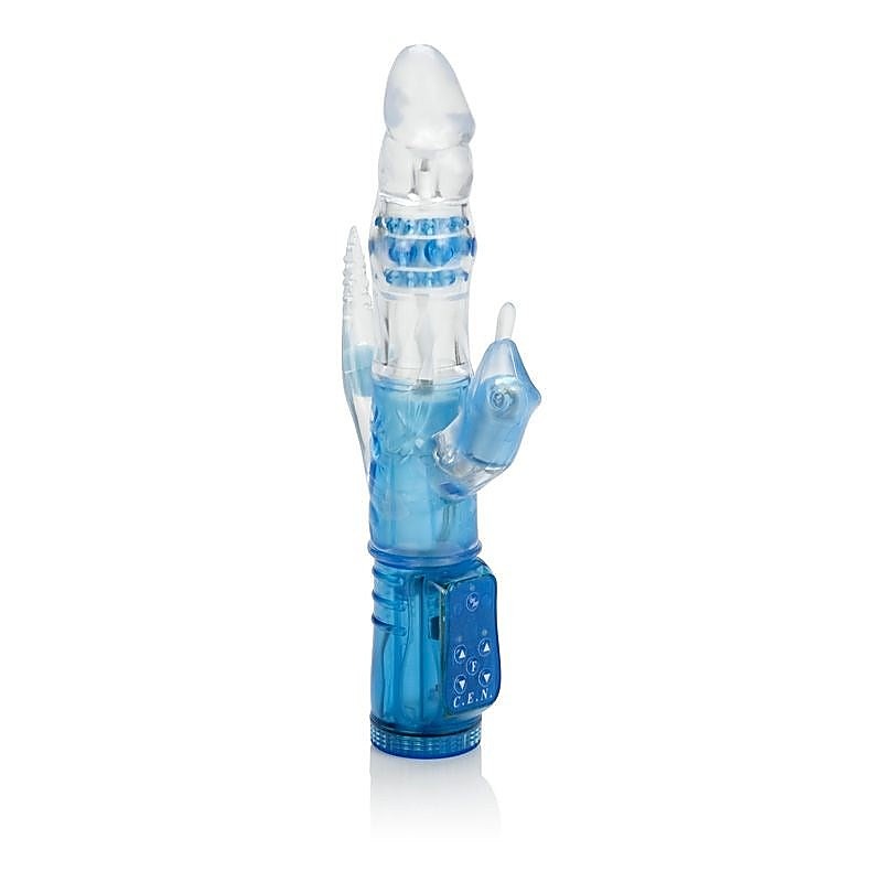 Triple Orgasm Vibe Blue - Rabbit Vibrators