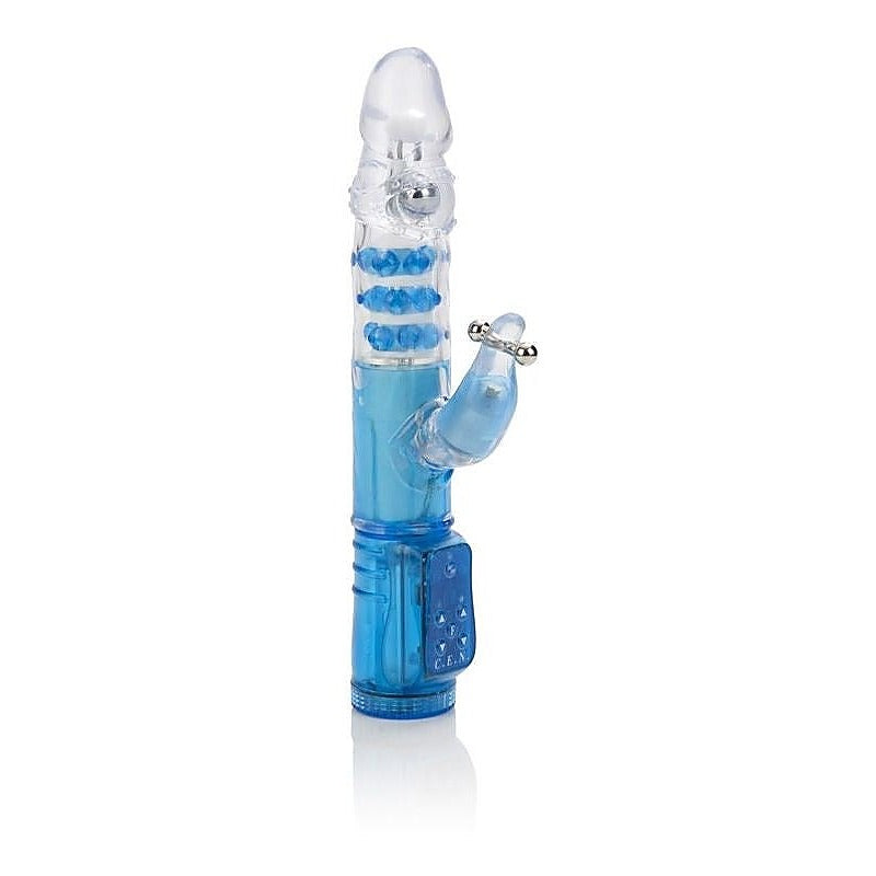 Pierced Lover Vibrator With Balls And Stimulators - Rabbit Vibrators