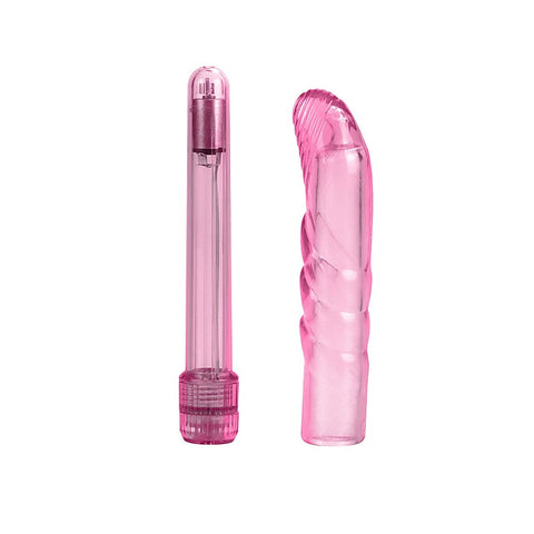 Basic Essentials Slim Softee G-Spot Vibrator Pink - Waterproof Vibrators