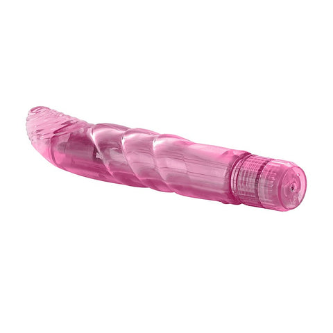 Basic Essentials Slim Softee G-Spot Vibrator Pink - Waterproof Vibrators
