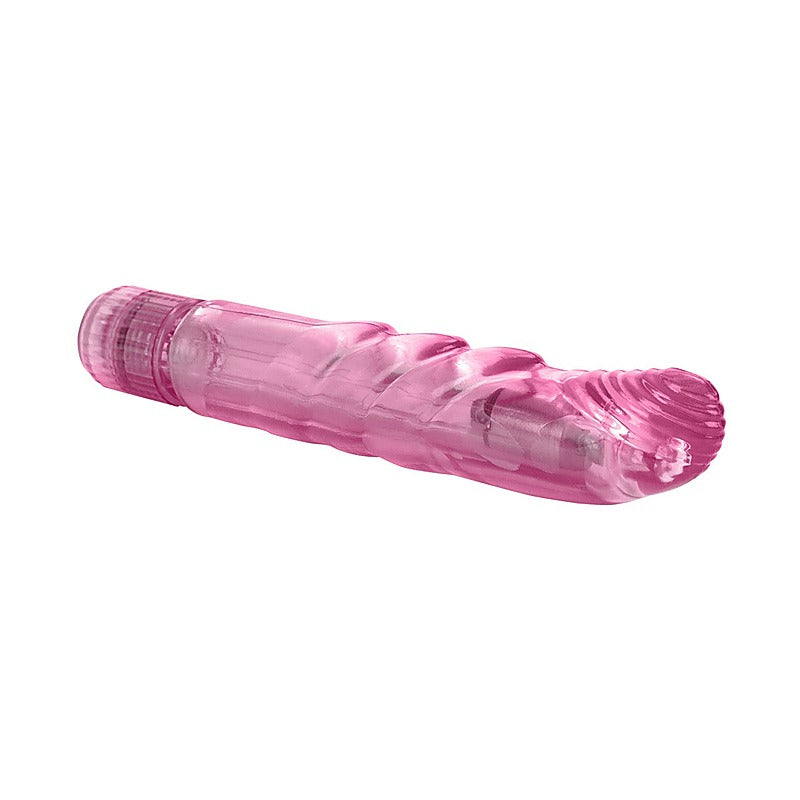 Basic Essentials Slim Softee G-Spot Vibrator Pink - Waterproof Vibrators