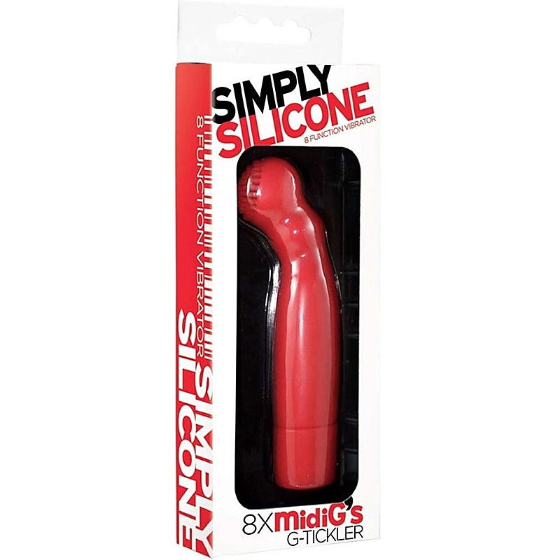 Simply Silicone 8X Midi Gs G-Tickler - G-Spot Vibrators