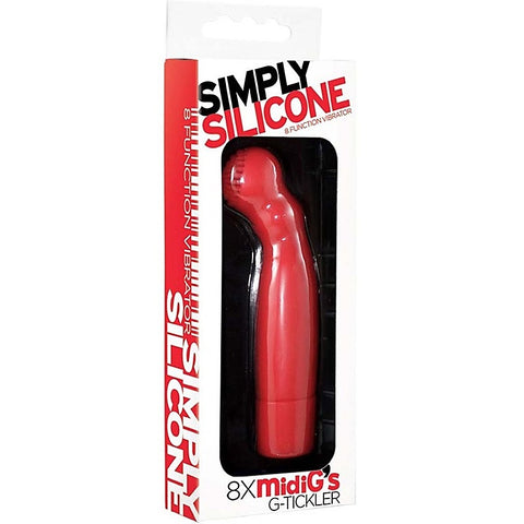 Simply Silicone 8X Midi Gs G-Tickler - G-Spot Vibrators