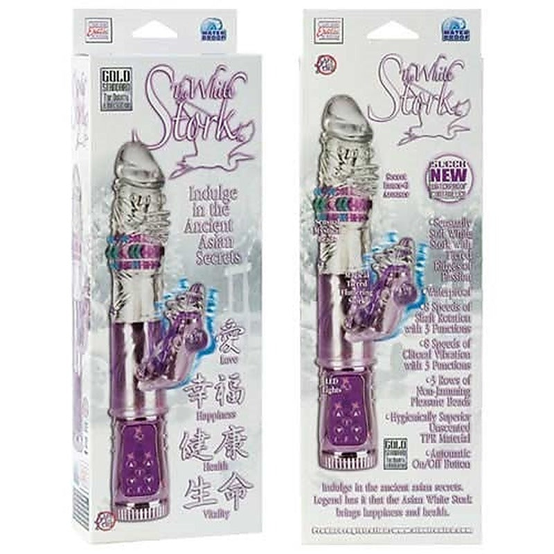 The White Stork Vibrator - Rabbit Vibrators