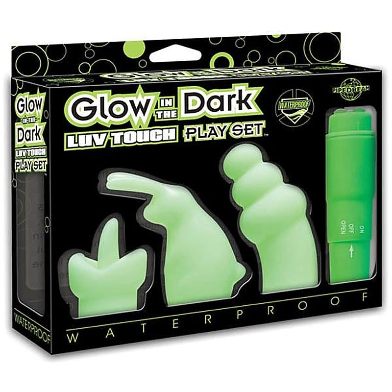 Glow In The Dark Luv Touch Play Sex Toy Set By Pipedream - Sex Kits