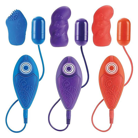 Posh 10 Function Silicone Pleasure Vibrator Pack 4 - Silicone Vibrators