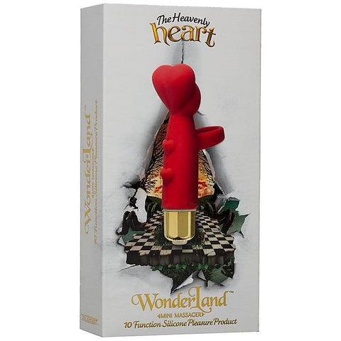 Wonderland The Heavenly Hart Mini Massager By Doc Johnson - Finger and Tongue Vibrators