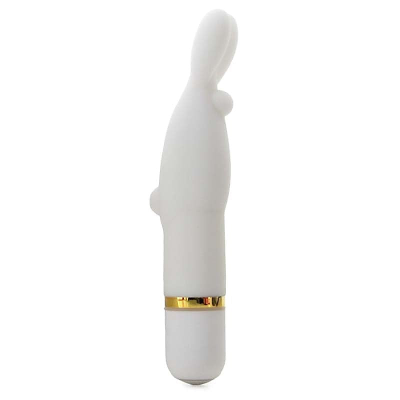 Doc Johnson Wonderland The White Wabbit Silicone Massager - Rabbit Vibrators