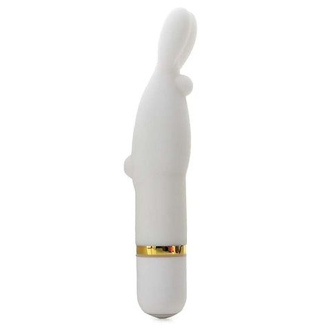 Doc Johnson Wonderland The White Wabbit Silicone Massager - Rabbit Vibrators