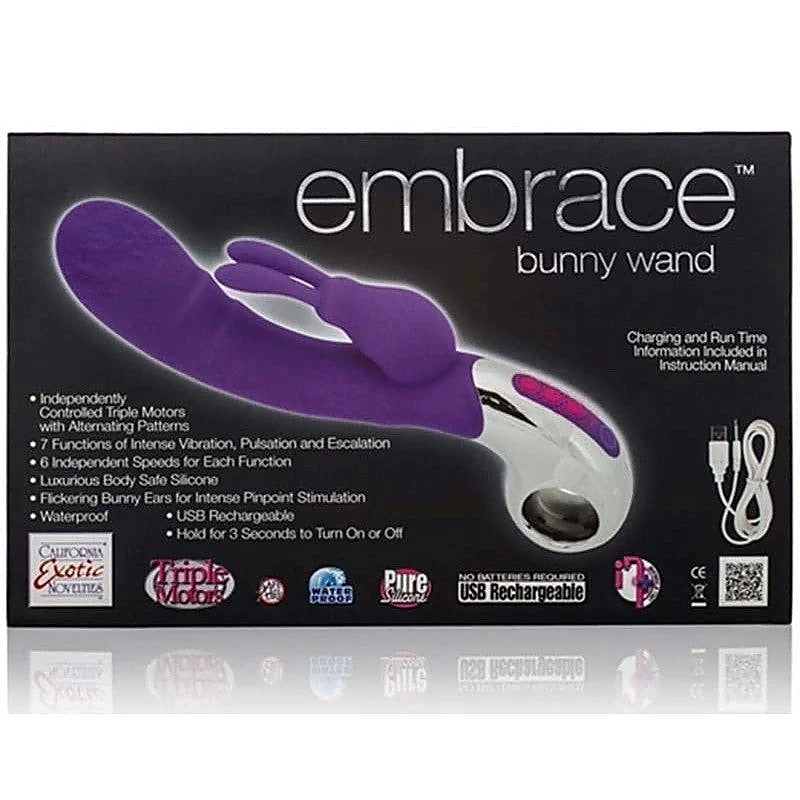 Embrace Bunny Wand By California Exotics - Butt Plugs