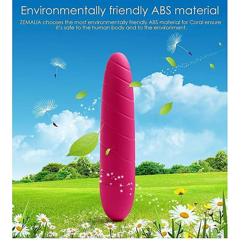 Coral Silicone G-Spot Vibrator by Zemalia - G-Spot Vibrators