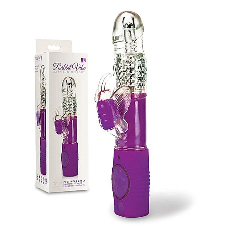 Rabbit Vibe Dazzling Delight by Topco - Rabbit Vibrators