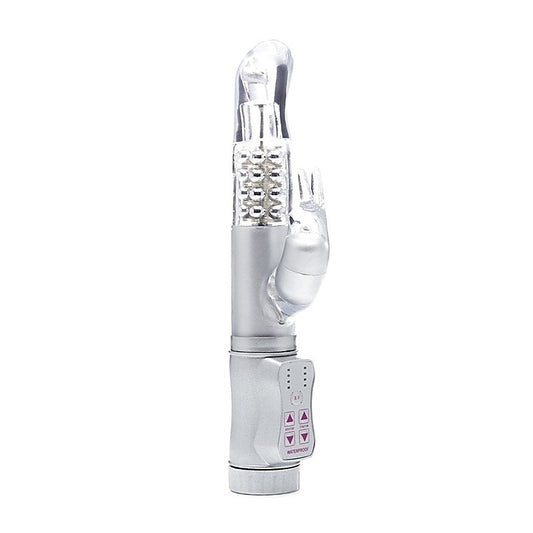 Shots Toys Rabbit Deluxe Silver - Rabbit Vibrators