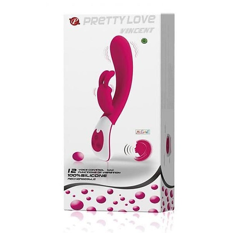 Vincent Voice Controlled Silicone Rabbit Vibrator - Rabbit Vibrators