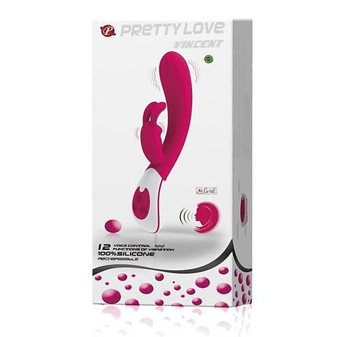 Vincent Voice Controlled Silicone Rabbit Vibrator - Rabbit Vibrators
