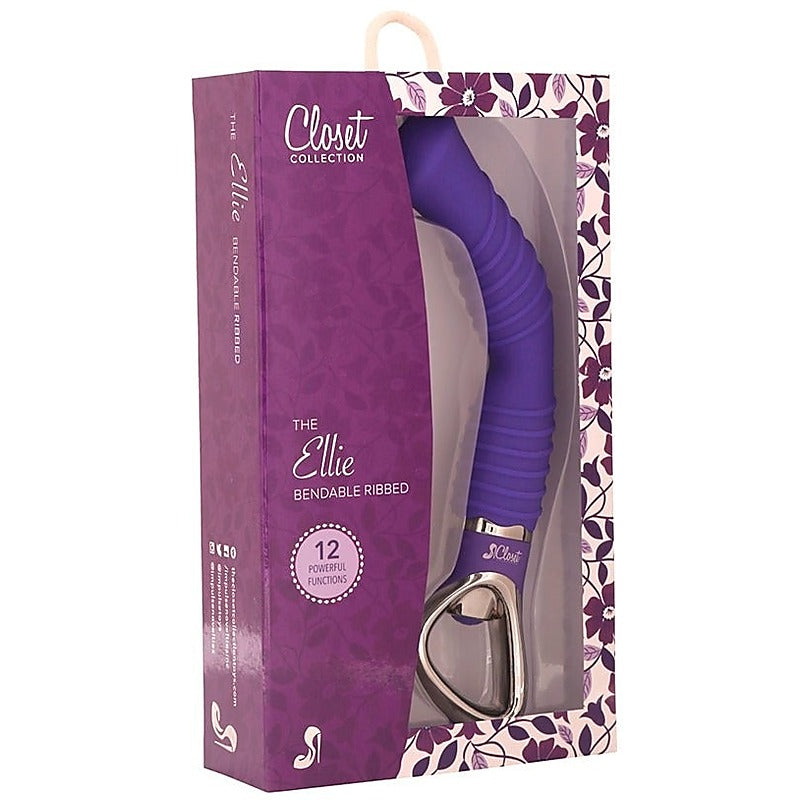 The Ellie G Bendable Ribbed - G-Spot Vibrators