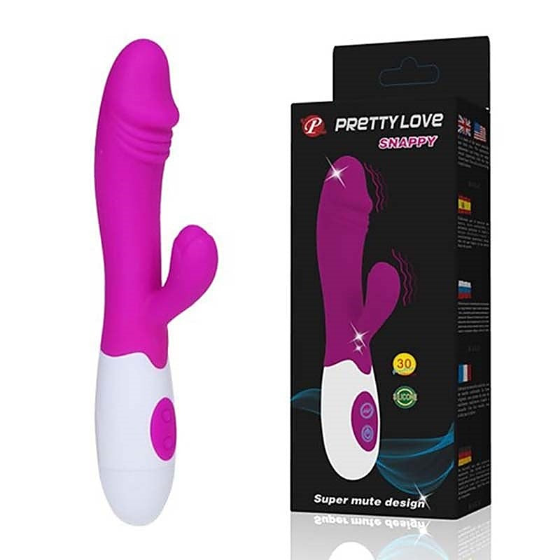 Baile Snappy - 30-Function Silicone Vibrator for Electrifying Pleasure - Rabbit Vibrators