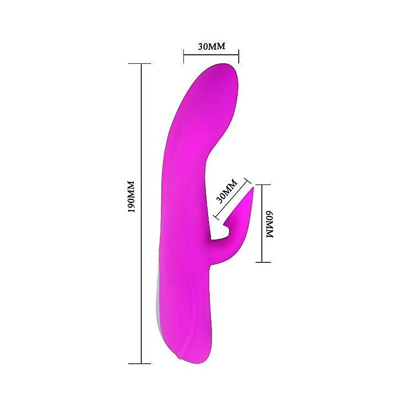 Desirable Flirt Dual Function G-Spot Vibrator and Sucker - Rabbit Vibrators