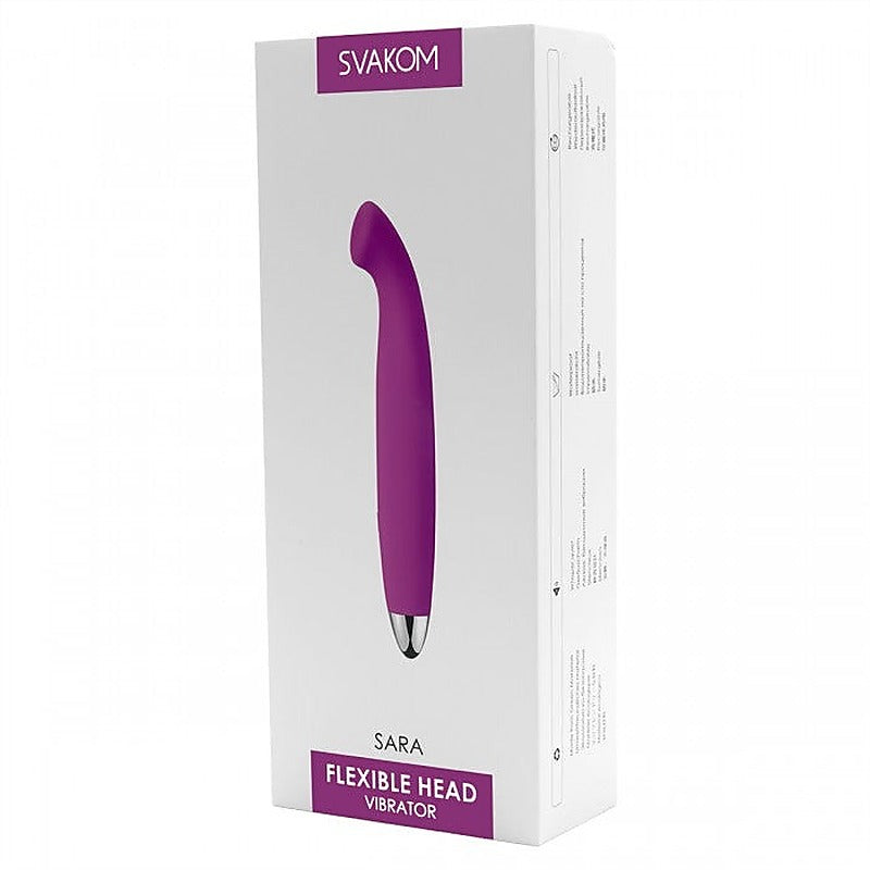 Svakom Sara Flexible Head G Spot Vibrator - Waterproof Vibrators