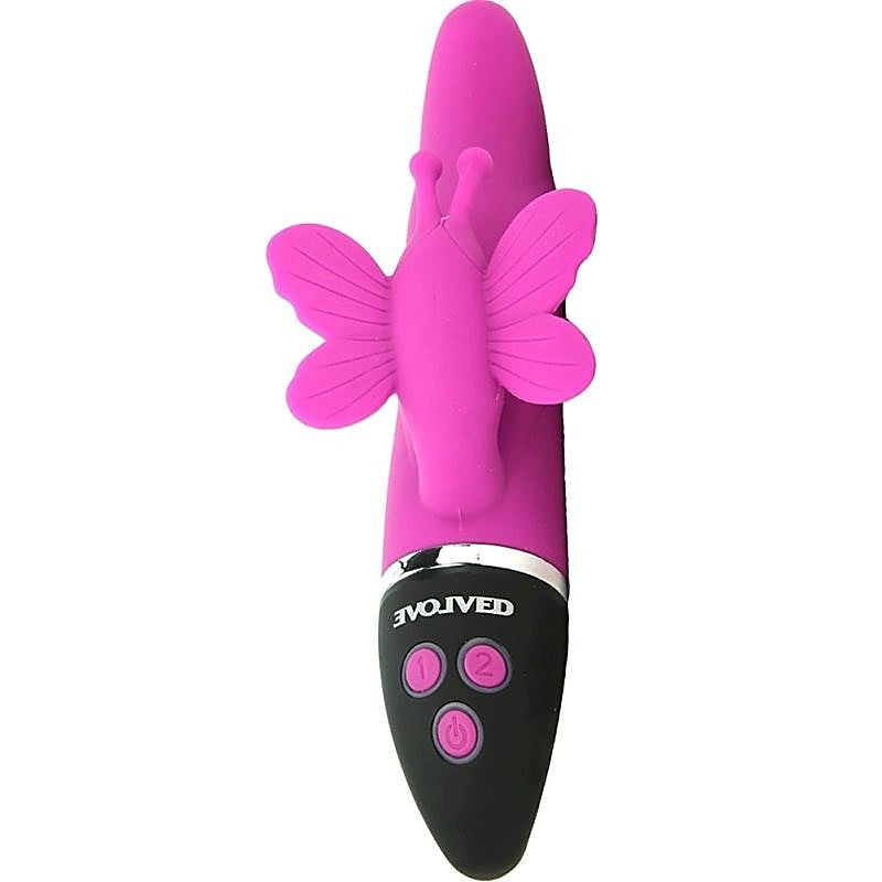 Trio of Hearts Lush Butterfly Vibrator - Rabbit Vibrators