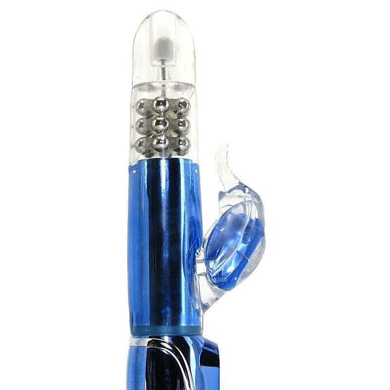 CalExotics Enchanted Thrusting Elle Rabbit Vibrator - Rabbit Vibrators