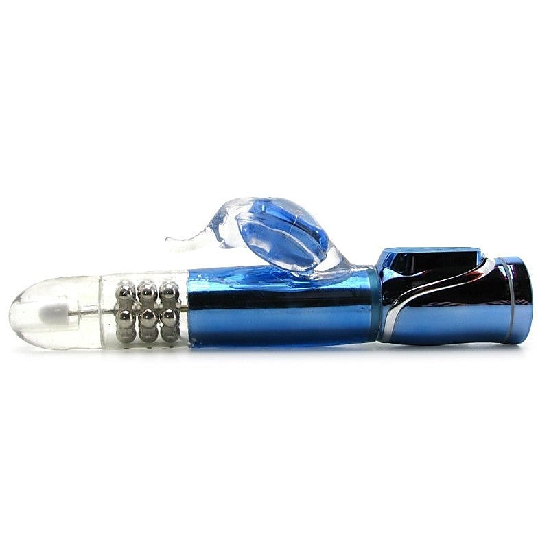 CalExotics Enchanted Thrusting Elle Rabbit Vibrator - Rabbit Vibrators