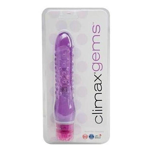 Climax Gems Lavender Beaded by Topco - Waterproof Vibrators