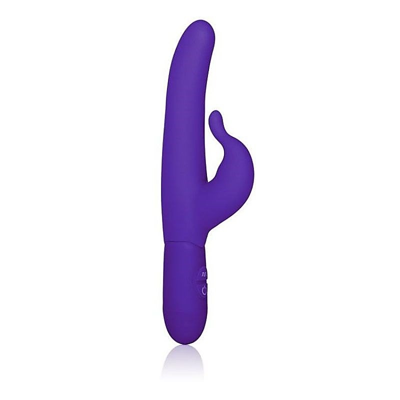 Posh 10-Function Silicone Teasing Tickler Purple - Rabbit Vibrators