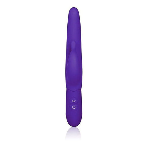 Posh 10-Function Silicone Teasing Tickler Purple - Rabbit Vibrators