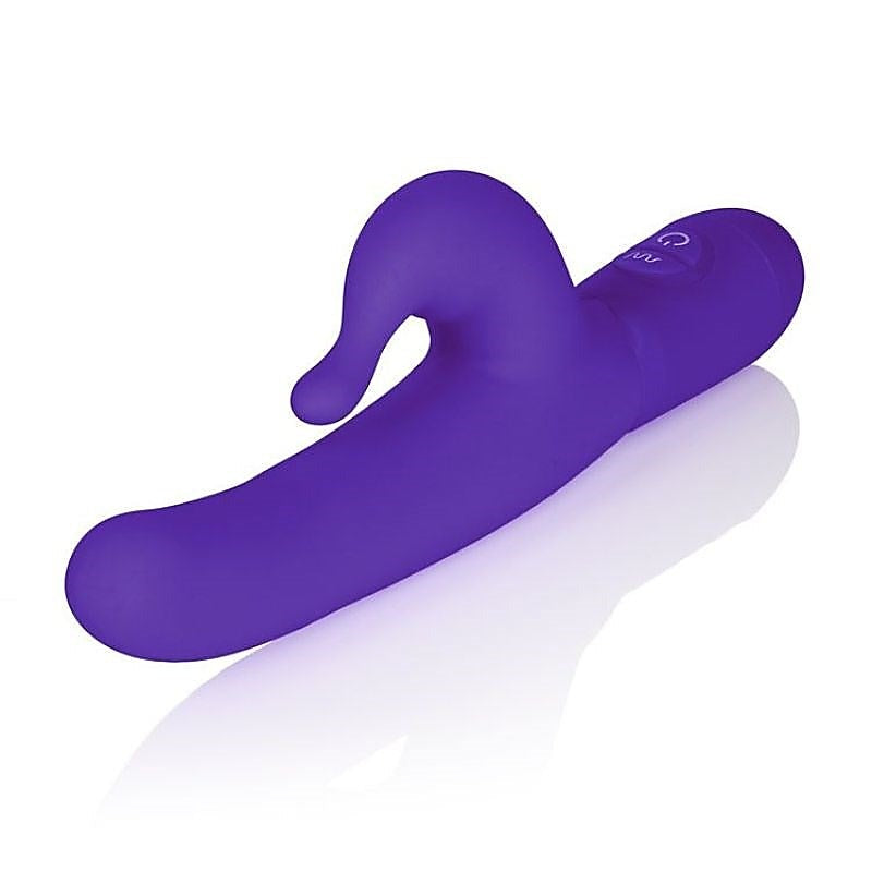 Posh 10-Function Silicone Teasing Tickler Purple - Rabbit Vibrators