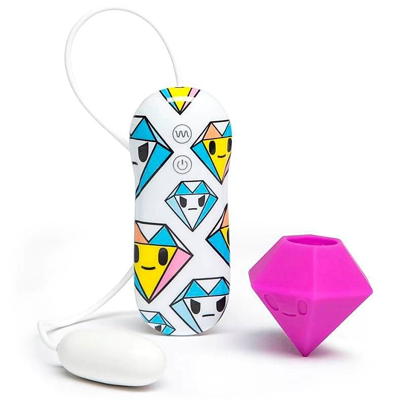 tokidoki Solitaire Petal Vibe 7 Function Clitoral Vibrator - Clit Ticklers and Pulsators