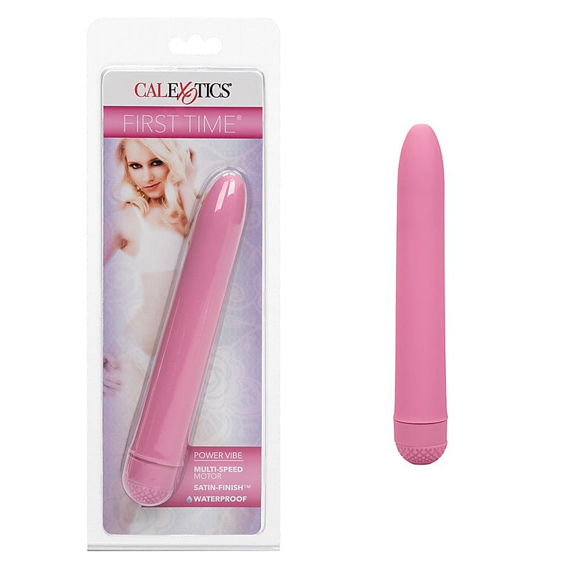 CalExotics First Time Power Vibrator Pink - Personal Massagers